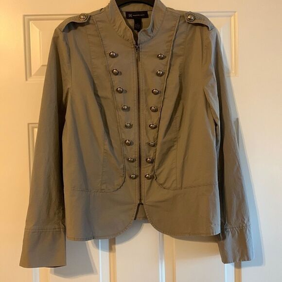 I-N-C International Concepts Large zip up military style jacket - Picture 1 of 6